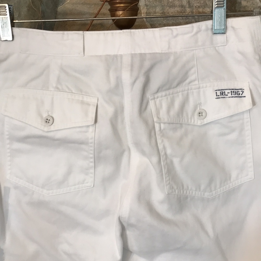 Ralph Lauren Stunning White Sailor Capri Pants - image 2